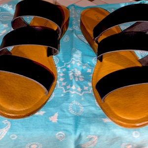 Lane Bryant Black Sandals